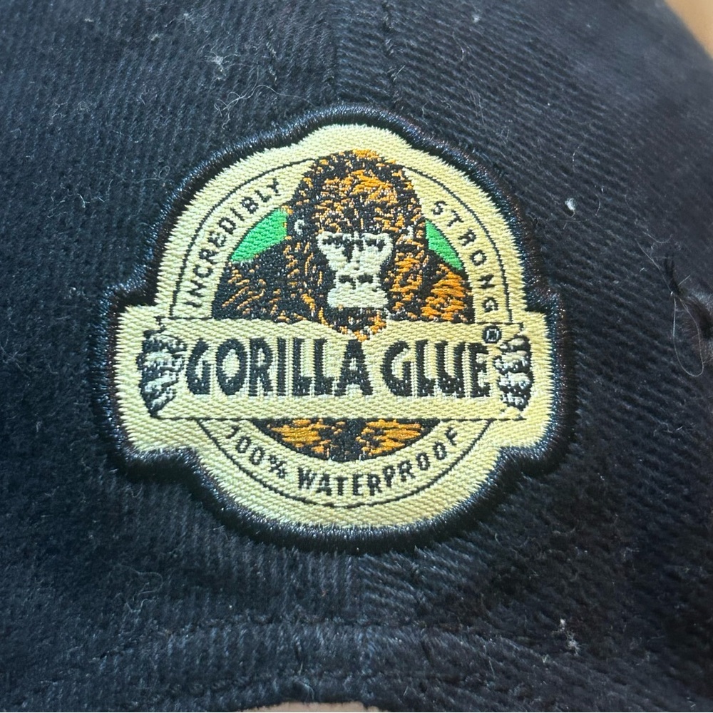 Gorilla Glue hat Gorilla Tough advertising Ball Cap Adjustable Black - Picture 3 of 6